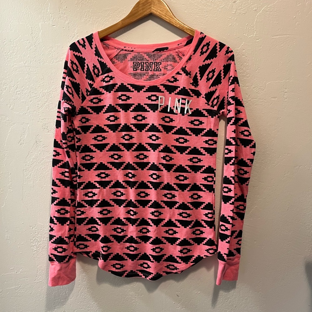 PINK Aztec Long Sleeve Shirt